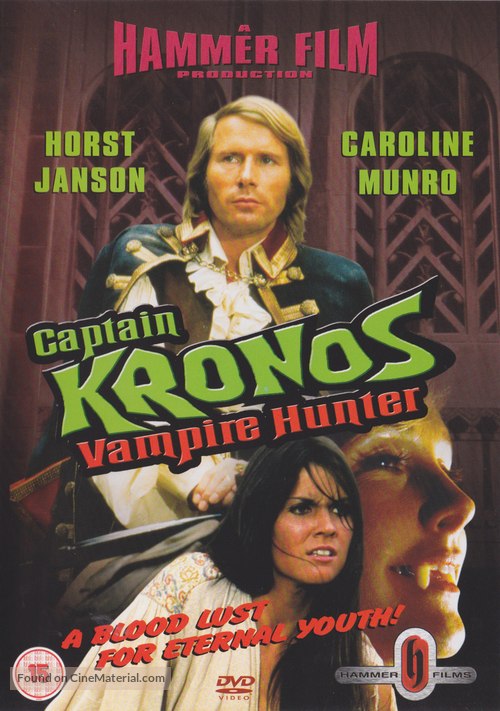 Captain Kronos - Vampire Hunter - British DVD movie cover