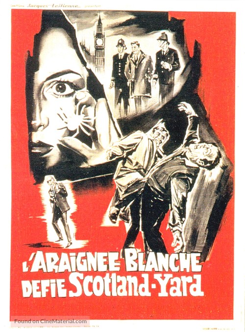 Die weisse Spinne - French Movie Poster