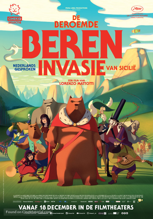 La fameuse invasion des ours en Sicile - Dutch Movie Poster