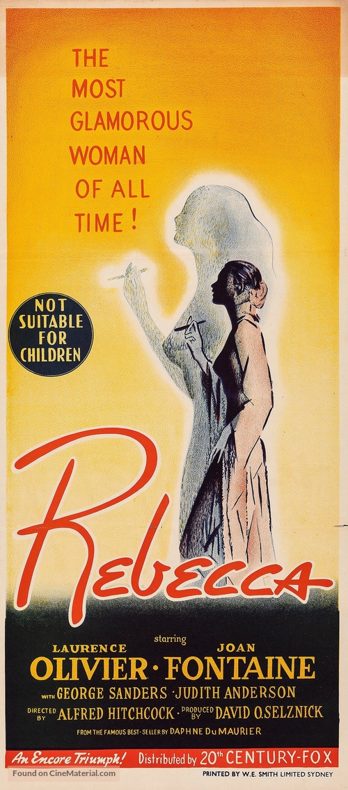 Rebecca - Australian Movie Poster