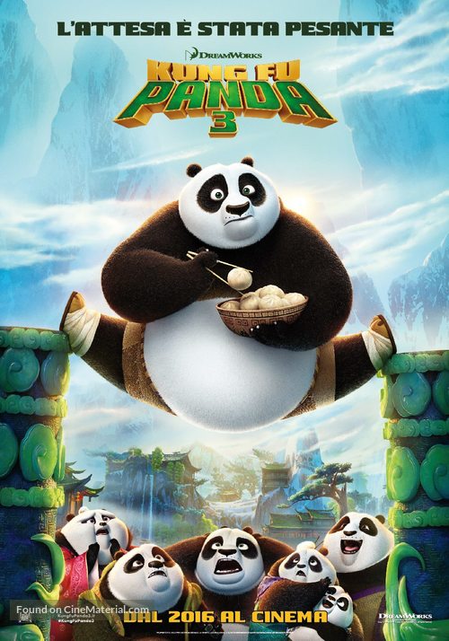 Kung Fu Panda 3 - Italian Movie Poster