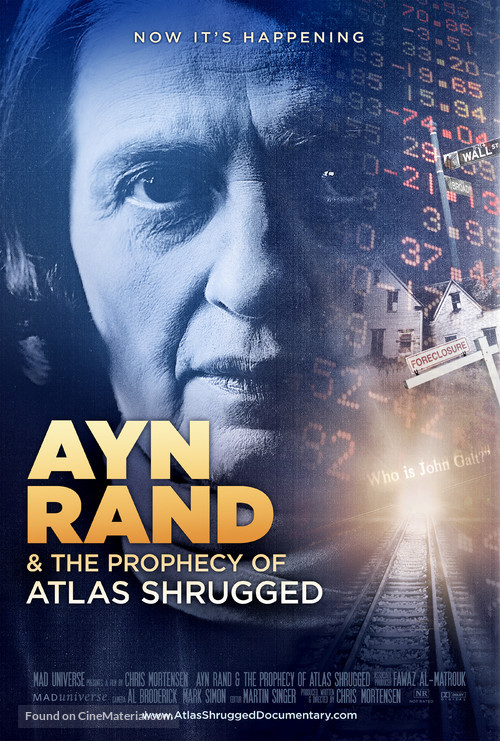 Ayn Rand &amp; the Prophecy of Atlas Shrugged - Movie Poster