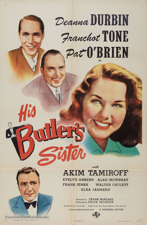 His Butler&#039;s Sister - Movie Poster