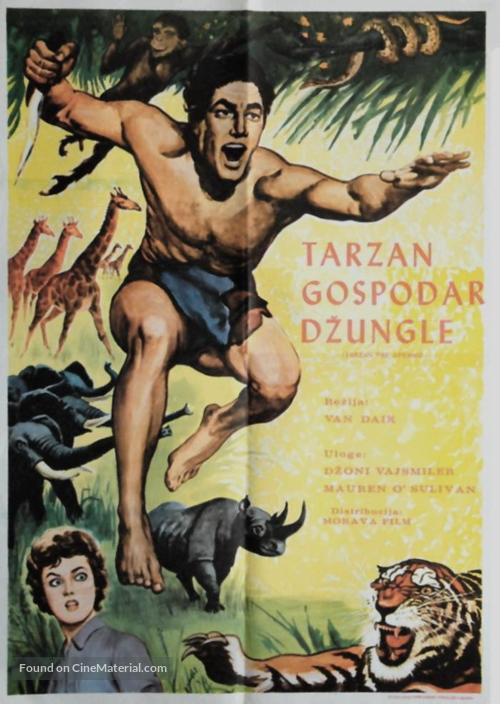 Tarzan Escapes - Yugoslav Movie Poster