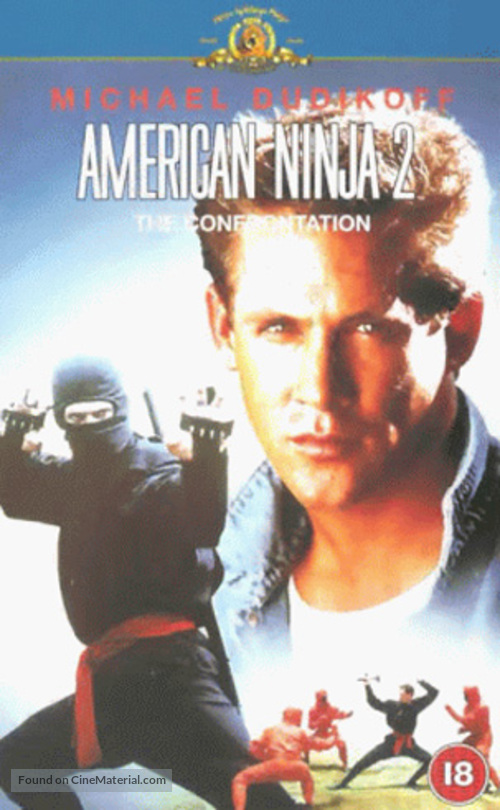 American Ninja 2: The Confrontation - British VHS movie cover