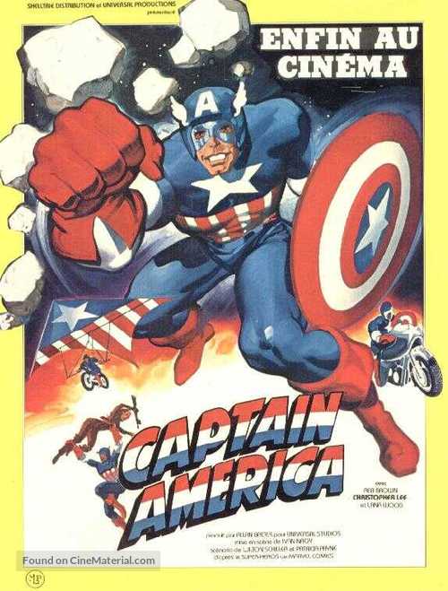 Captain America II: Death Too Soon - French Movie Poster