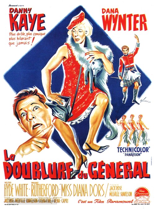 On the Double - French Movie Poster