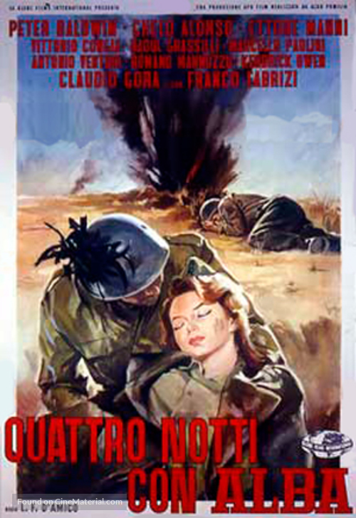 Quattro notti con Alba - Italian Movie Poster