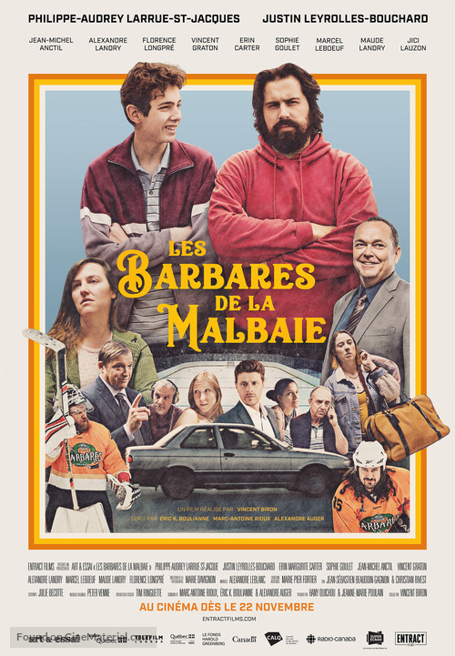 Les barbares de La Malbaie - Canadian Movie Poster