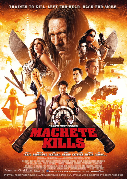 Machete Kills - German Movie Poster