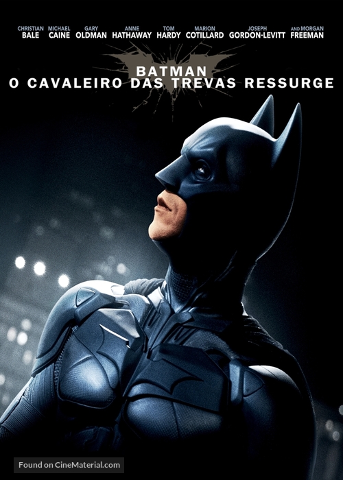 The Dark Knight Rises - Brazilian DVD movie cover