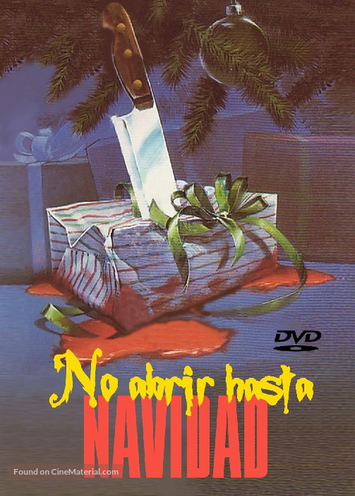 Don&#039;t Open &#039;Til Christmas - Spanish DVD movie cover