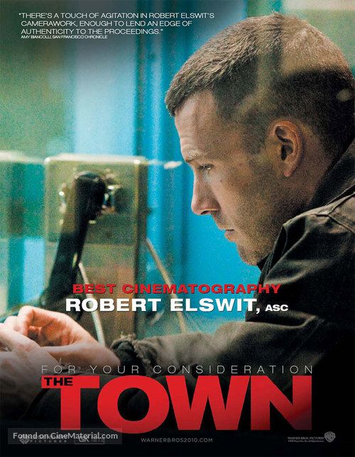 The Town - For your consideration movie poster