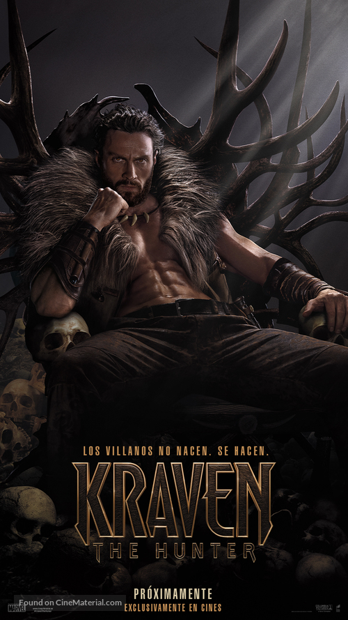 Kraven the Hunter - Spanish Movie Poster