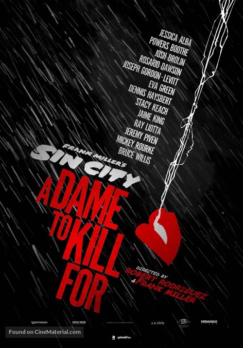 Sin City: A Dame to Kill For - Dutch Movie Poster