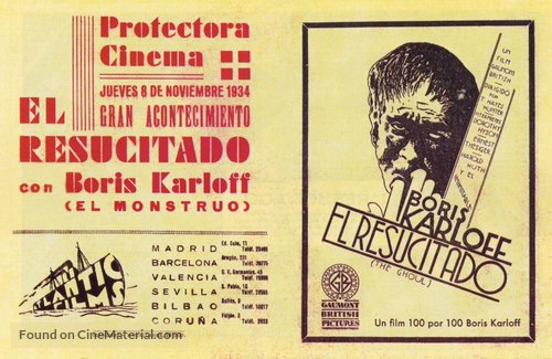 The Ghoul - Spanish Movie Poster