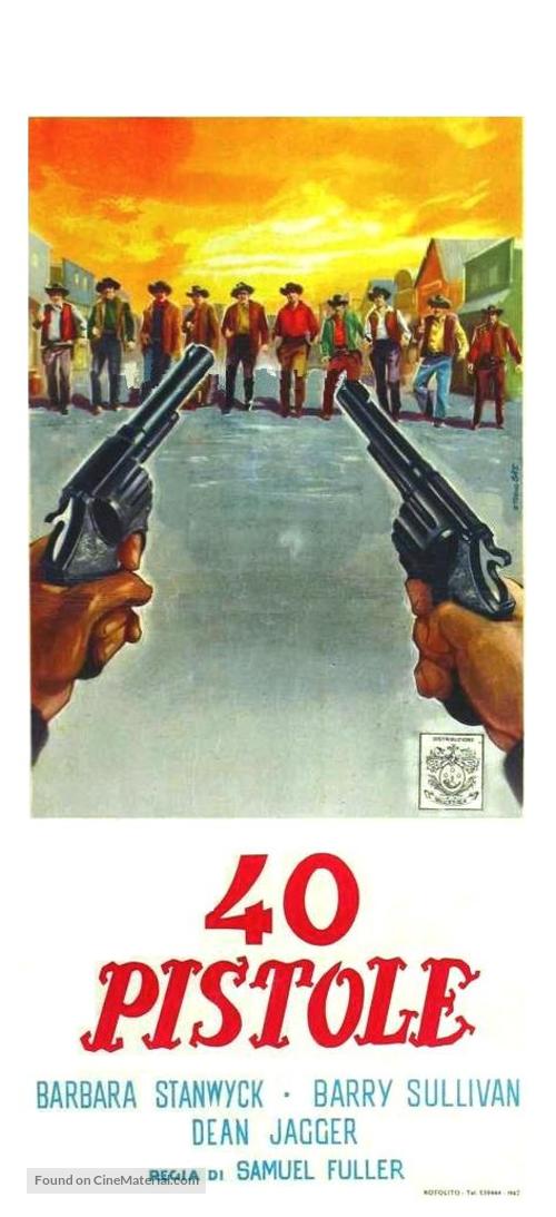 Forty Guns - Italian Movie Poster