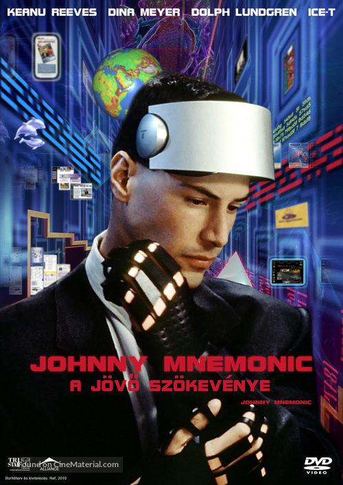 Johnny Mnemonic - Hungarian DVD movie cover