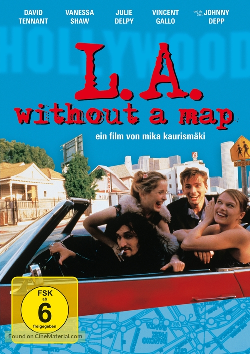 L.A. Without a Map - German Movie Cover