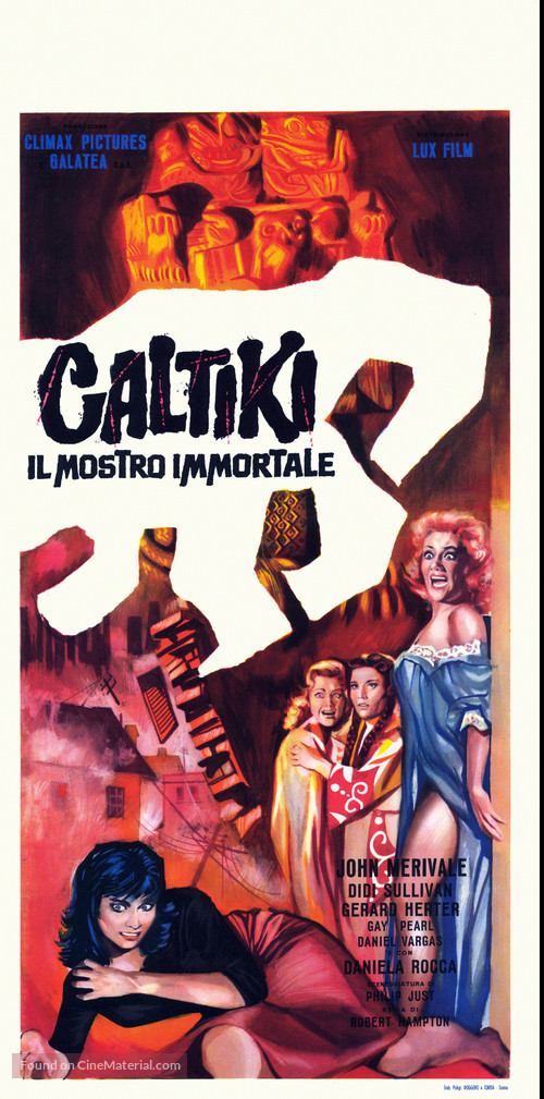 Caltiki - il mostro immortale - Italian Movie Poster