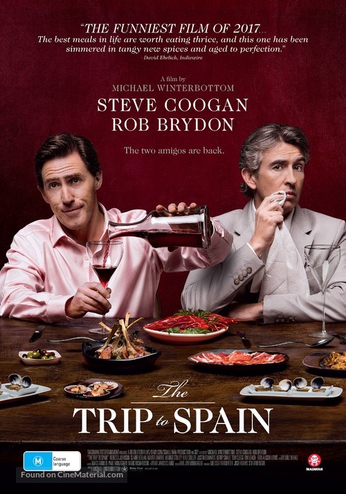 The Trip to Spain - Australian Movie Poster