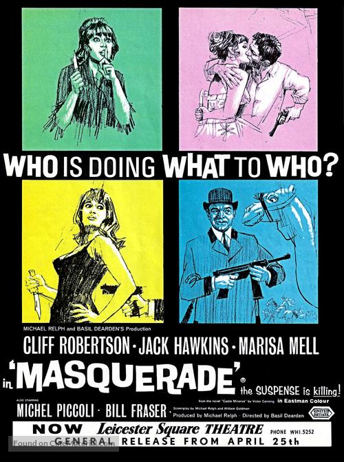 Masquerade - British Movie Poster