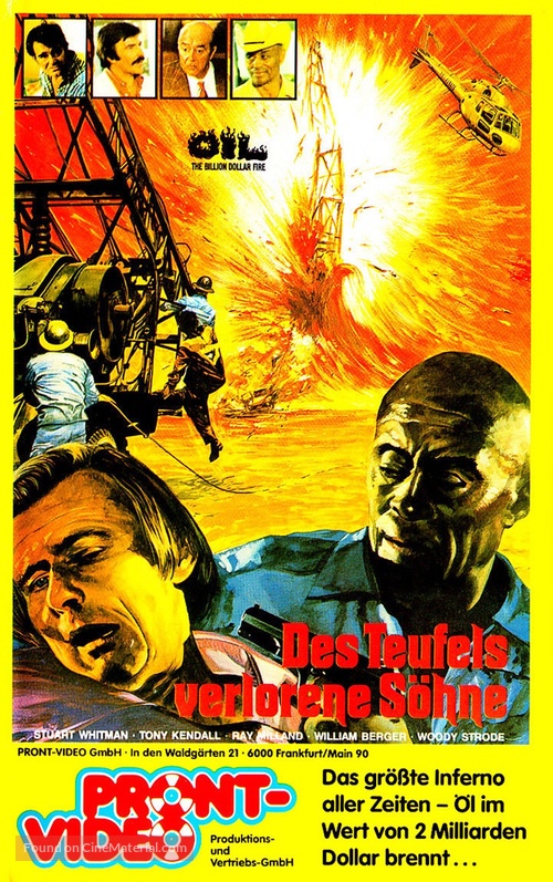 Cuibul salamandrelor - German VHS movie cover