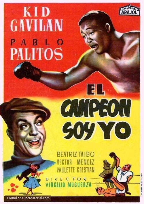 El campe&oacute;n soy yo - Spanish Movie Poster