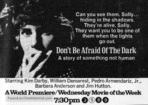 Don&#039;t Be Afraid of the Dark - British Movie Poster