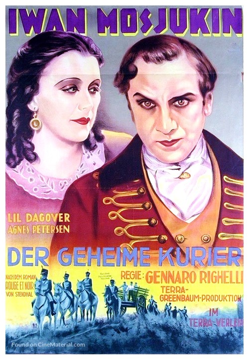 Der geheime Kurier - German Movie Poster