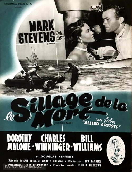 Torpedo Alley - French Movie Poster