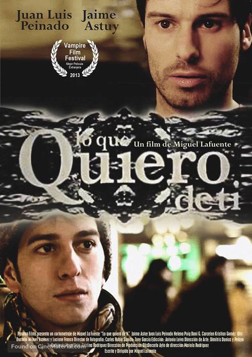 Lo que quiero de ti - Spanish Movie Poster