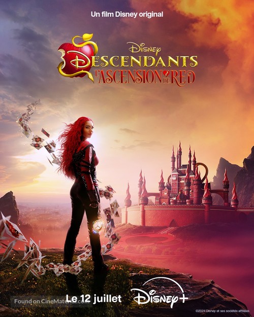 Descendants: The Rise of Red - French Movie Poster