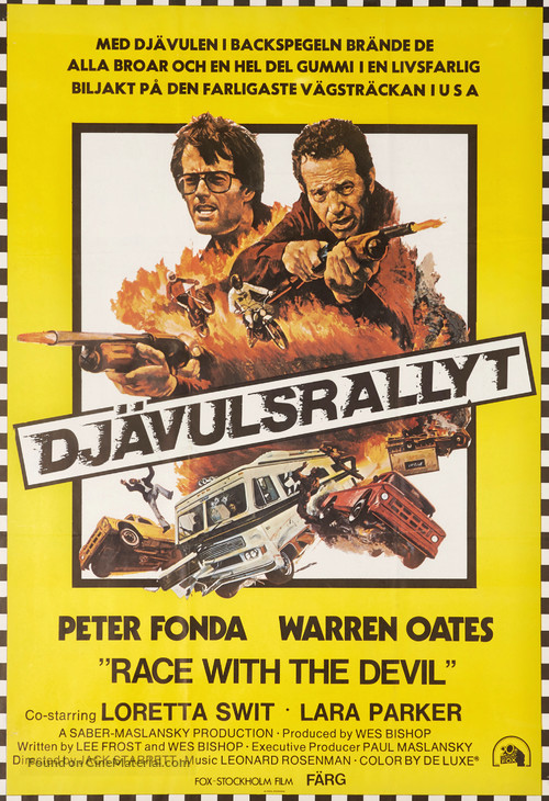 Race with the Devil - Swedish Movie Poster
