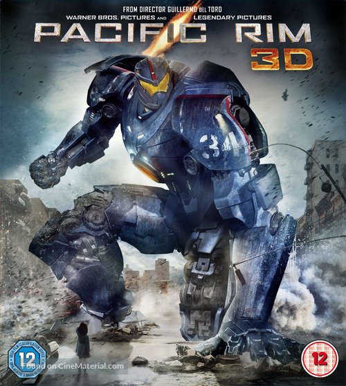 Pacific Rim - British Blu-Ray movie cover