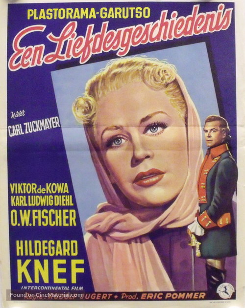 Eine Liebesgeschichte - Belgian Movie Poster