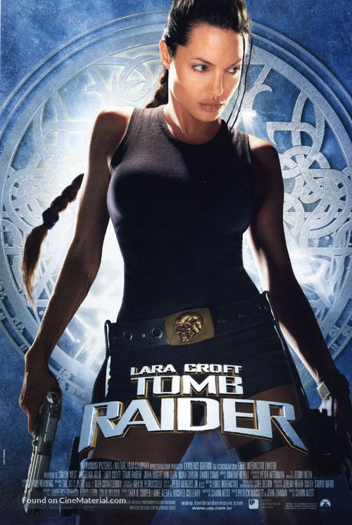 Lara Croft: Tomb Raider - Brazilian Theatrical movie poster