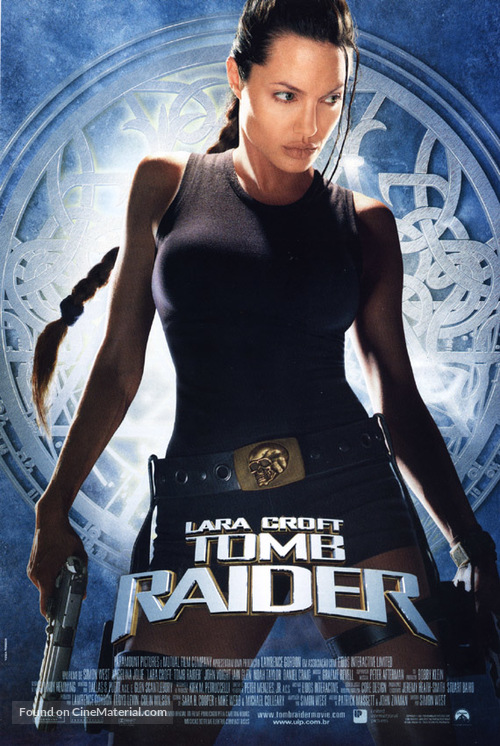 Lara Croft: Tomb Raider - Brazilian Theatrical movie poster