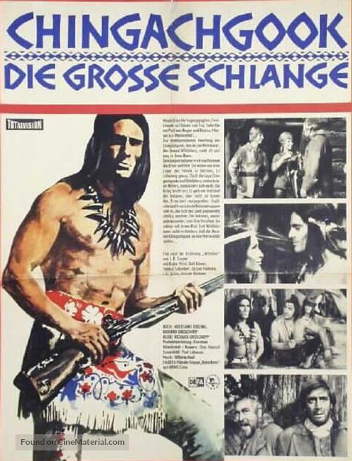 Chingachgook, die gro&szlig;e Schlange - German Movie Poster