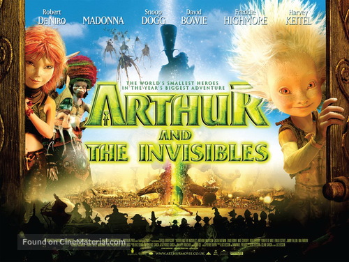 Arthur et les Minimoys - British Movie Poster