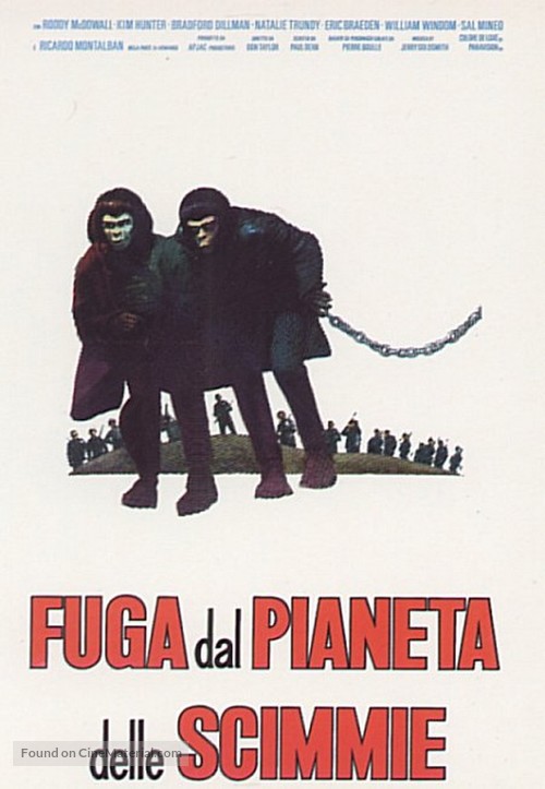 Escape from the Planet of the Apes - Italian Movie Poster