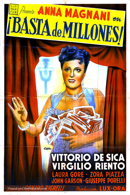 Abbasso la ricchezza! - Argentinian Movie Poster