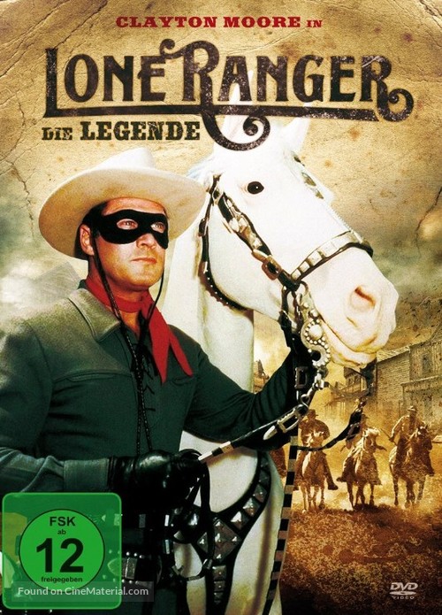 The Lone Ranger - German DVD movie cover
