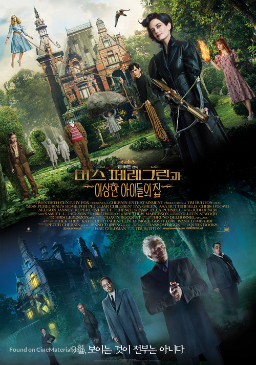 Miss Peregrine&#039;s Home for Peculiar Children - South Korean Movie Poster