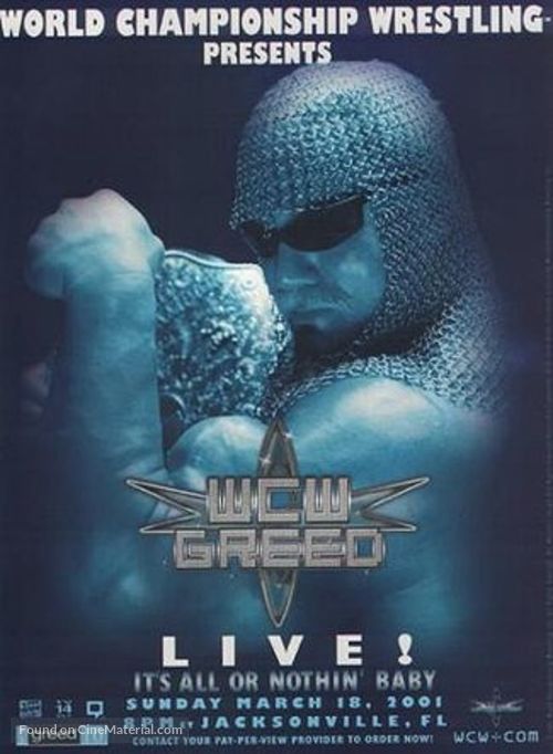 WCW Greed - Movie Poster