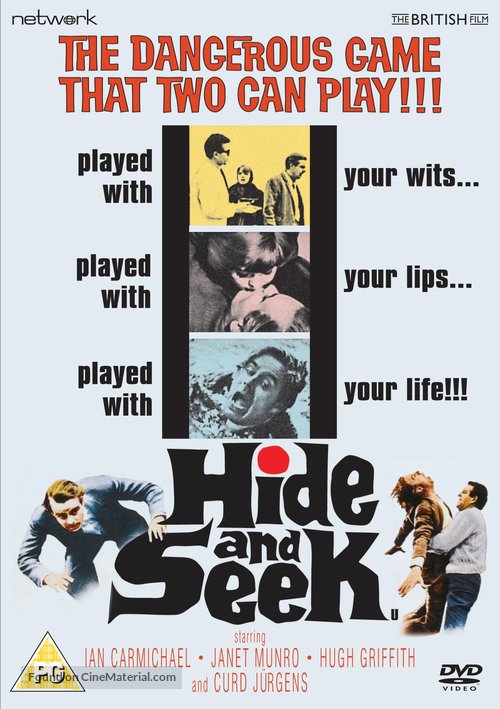 Hide and Seek - British DVD movie cover