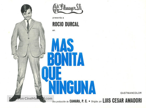 Mas bonita que ninguna - Spanish Movie Poster
