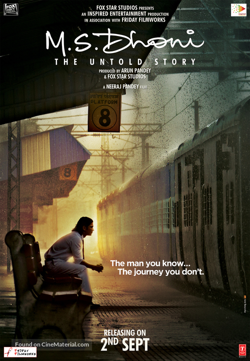 M.S Dhoni: The Untold Story - Indian Movie Poster