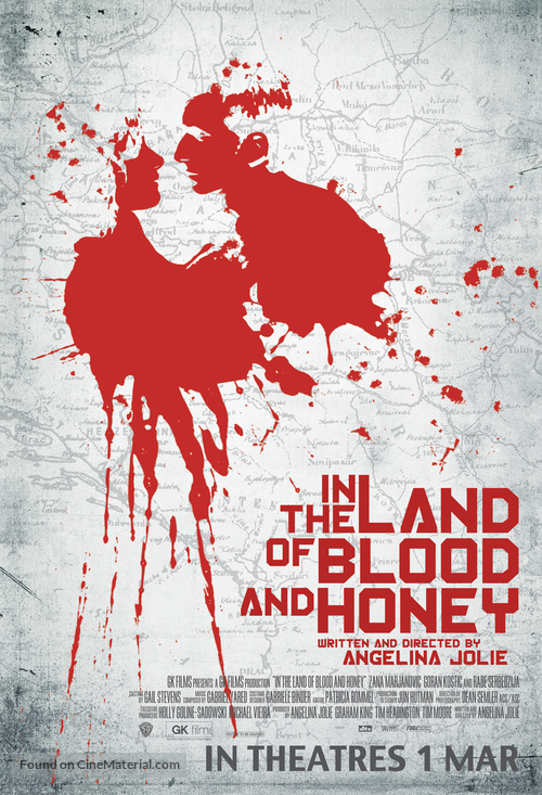 In the Land of Blood and Honey - Singaporean Movie Poster