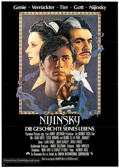 Nijinsky - German Movie Poster